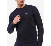 Barbour Sudadera de hombre de cuello redondo y escudo de la marca bordado. Azul marino S