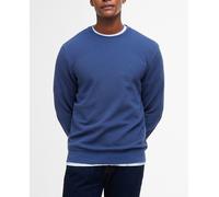 Barbour Sudadera de hombre manga larga y cuello redondo. Azul M