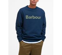 Barbour Sudadera de hombre manga larga y cuello redondo. Azul XL
