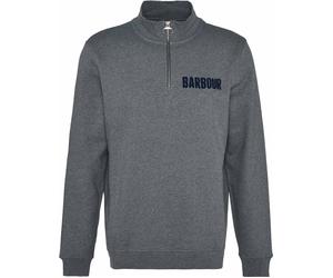 Barbour - Sudaderas - Cotes Half Zip Sweatshirt Mid Grey Marl - Talla M - Gris Gris M