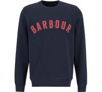 Barbour - Sudaderas - Prep Logo Crew Neck Sweatshirt Navy/Pink - Talla M - Azul marino Azul marino M