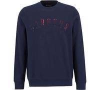 Barbour - Sudaderas - Wynter Crew Neck Sweatshirt Navy/Winterberry - Talla M - Azul marino Azul marino M