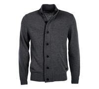 Barbour Suéter Hombre Con Cremallera Y Parche Mkn0731ch51 Gris Elegante Casual