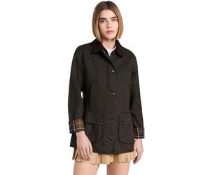 Barbour Women's Beadnell Wax Jacket - Olive - UK 14