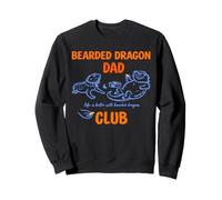 Barbudo Dragon Dad Club Mens Life is Better with Reptiles Sudadera