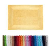 Barceló Hogar 05010010104 Alfombra de rizo americano, modelo Diamante, amarillo, 50 x 70 cm