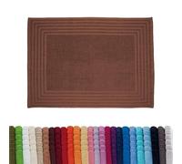 Barceló Hogar 05010010121 Alfombra de rizo americano, modelo Diamante, marrón, 50 x 70 cm