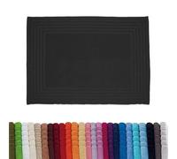 Barceló Hogar 05010010122 Alfombra de rizo americano, modelo Diamante, negro, 50 x 70 cm