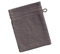 Barceló Hogar 05090020026 Manopla para baño, rizo americano, algodón 100%, gris, 15 x 20 cm