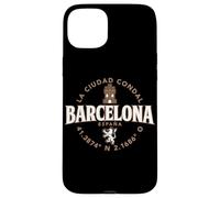 Barcelona España Etiqueta Coordenadas 2C Carcasa para iPhone 15 Plus