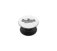 Barcelona España Horizonte de la Ciudad Sagrada Familia PopSockets PopGrip Adhesivo