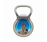 Barcelona España imán abrebotellas turístico recuerdo regalo colección nevera imán calcomanía
