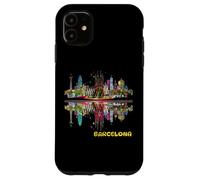 Barcelona España PopArt Urban City Wanderlust Print Carcasa para iPhone 11