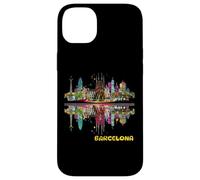 Barcelona España PopArt Urban City Wanderlust Print Carcasa para iPhone 14 Plus