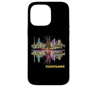 Barcelona España PopArt Urban City Wanderlust Print Carcasa para iPhone 14 Pro Max