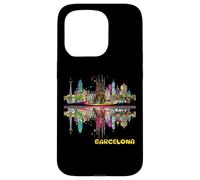 Barcelona España PopArt Urban City Wanderlust Print Carcasa para iPhone 15 Pro