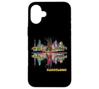 Barcelona España PopArt Urban City Wanderlust Print Carcasa para iPhone 16 Plus