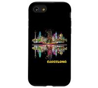 Barcelona España PopArt Urban City Wanderlust Print Carcasa para iPhone SE (2020) / 7 / 8