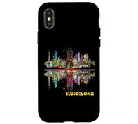 Barcelona España PopArt Urban City Wanderlust Print Carcasa para iPhone X/XS