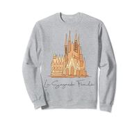 Barcelona España Sagrada Familia Europe Spanish Vacation Tee Sudadera