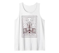 Barcelona España, Sagrada Familia, Recuerdo de Viaje Camiseta sin Mangas