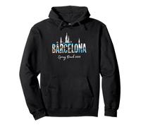 Barcelona España Vacaciones Primavera 2026 Viajes de Vacaciones Sudadera con Capucha