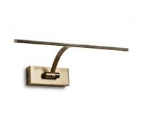 BARCELONA LED - Aplique de Pared LED 6W Ajustable. Iluminacuadros Moderno Luz cálida 2700K. Ángulo de 120°. Aplique de pared interior Bronce | Lámpara para Cuadros, Fotografías y Decoración Interior