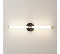 BARCELONA LED Aplique LED Baño Tubular 8W 720lm 60cm Cromo IP44 | Aplique LED 60cm, 8W 720lm, cromo, IP44 baño, luz neutra 4000K, aluminio resistente, instalación mural fácil