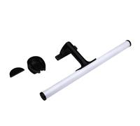 BARCELONA LED Aplique LED para Espejo de Baño 30 cm 5W IP44. Lámpara de Baño Negra Minimalista. Difusor Opal, 3 Formas de Fijación, Luz Blanco Neutro 4000K, Aplique Pared Interior para Espejos de Baño