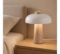 BARCELONA LED Candeeiro De Mesa Design Base Em Mármore 2xG9 Branco