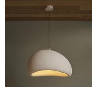 BARCELONA LED Candeeiro Suspenso Wabi Sabi 08 E27 Ø30cm Branco