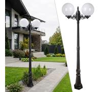 BARCELONA LED Farola Exterior Globo 2xE27 2,20m IP44