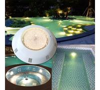 BARCELONA LED Foco LED para Piscina de Superfície 24W AC12V IP68 Submersível Branco quente 3000K Ø295mm LED SMD2835 Ângulo 120° Foco Subaquático para Piscinas, Spa, Hotel, Jardim e Centros Desportivos