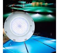 BARCELONA LED Foco LED Piscina 24W AC12V IP68 Submersível Ø295mm Luz Branca 6500K LED SMD2835 Projetor Subaquático Montagem Superfície para Piscinas, Spa, Fontes e Áreas Aquáticas