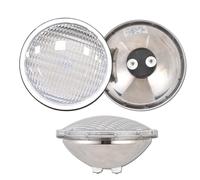 BARCELONA LED Foco LED Submersível para Piscina PAR56 24W 12V AC, Luz Quente e Fria, IP68, Aço Inoxidável, Lâmpada LED para Piscina, Econômica, Segura e Durável