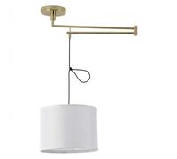 BARCELONA LED Lámpara Colgante NECK E27 Dorada Articulada