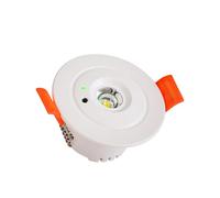 BARCELONA LED - Luz de Emergencia Downlight 3W LED Empotrable Ø60mm - Autonomía 3 Horas, Blanco Frío 6000K, IP20 de Interior para casas, oficinas, hoteles, comercios