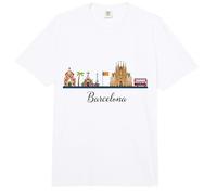 Barcelona Monumentos Sagrada Batlló Art Souvenir Comfort Colors Adult Heavyweight T-Shirt