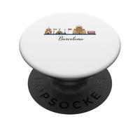 Barcelona Monumentos Sagrada Batlló Art Souvenir PopSockets PopGrip Adhesivo