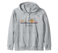 Barcelona Monumentos Sagrada Batlló Art Souvenir Sudadera con Capucha