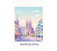 Barcelona Notebook - Elegant Lined Journal for Travel, Notes, and Everyday Writing: Minimalist lined notebook ideal for journaling, trip planning, ... for Barcelona lovers. 110 pages, 6 x 9 size.