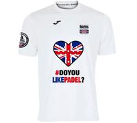 Barcelona Padel Tour - Camiseta Técnica de Manga Corta para Hombre Joma - En Tejido Micro Mesh Transpirable con Corazón Love Pádel y Banderas de Países