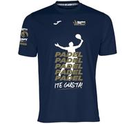 Barcelona Padel Tour Camiseta Técnica Hombre Azul Marino - Camiseta Oficial Pádel Transpirable y Ligera - Modelo Padel