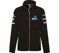 Barcelona Padel Tour - Chaqueta En Tejido Softshell para Hombre Hidrófuga, con Cremallera y Estampación Especial de Pádel - Ropa Deportiva M