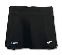 Barcelona Padel Tour - Falda Pantalón Joma con Cintura Elástica y Cordón Ajustable para Máximo Confort en la Práctica Deportiva - Ropa de Deporte para Mujeres Negro M