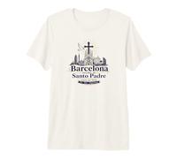 Barcelona Recibe al Santo Padre Junio 2026 Fe Paz Esperanza Camiseta Premium