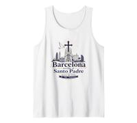 Barcelona Recibe al Santo Padre Junio 2026 Fe Paz Esperanza Camiseta sin Mangas
