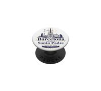 Barcelona Recibe al Santo Padre Junio 2026 Fe Paz Esperanza PopSockets PopGrip Adhesivo