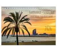 Barcelona - Stadt der Kunstwerke und Architektur (Tischkalender 2026 DIN A5 quer), CALVENDO Monatskalender: Die Hauptstadt der spanischen Region ... Architektur und Kunstschätze bekannt.
