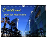 Barcelona - Stadt des Modernisme (Wandkalender 2026 DIN A4 quer), CALVENDO Monatskalender: Eine Reise durch die Stadt des Modernisme